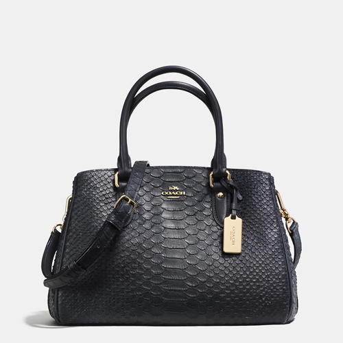 Coach Outlet Mini Empire Carryall In Stamped Snakeskin Leather